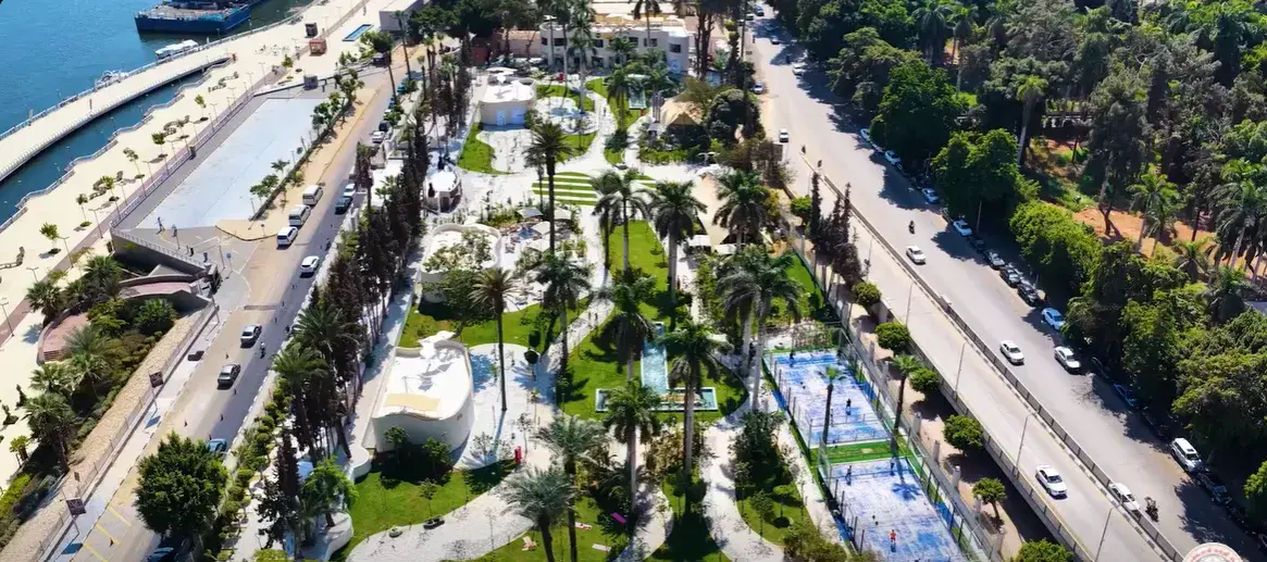 حديقة المسلة التراثية في حلة جديدة بالقاهرة الخديوية