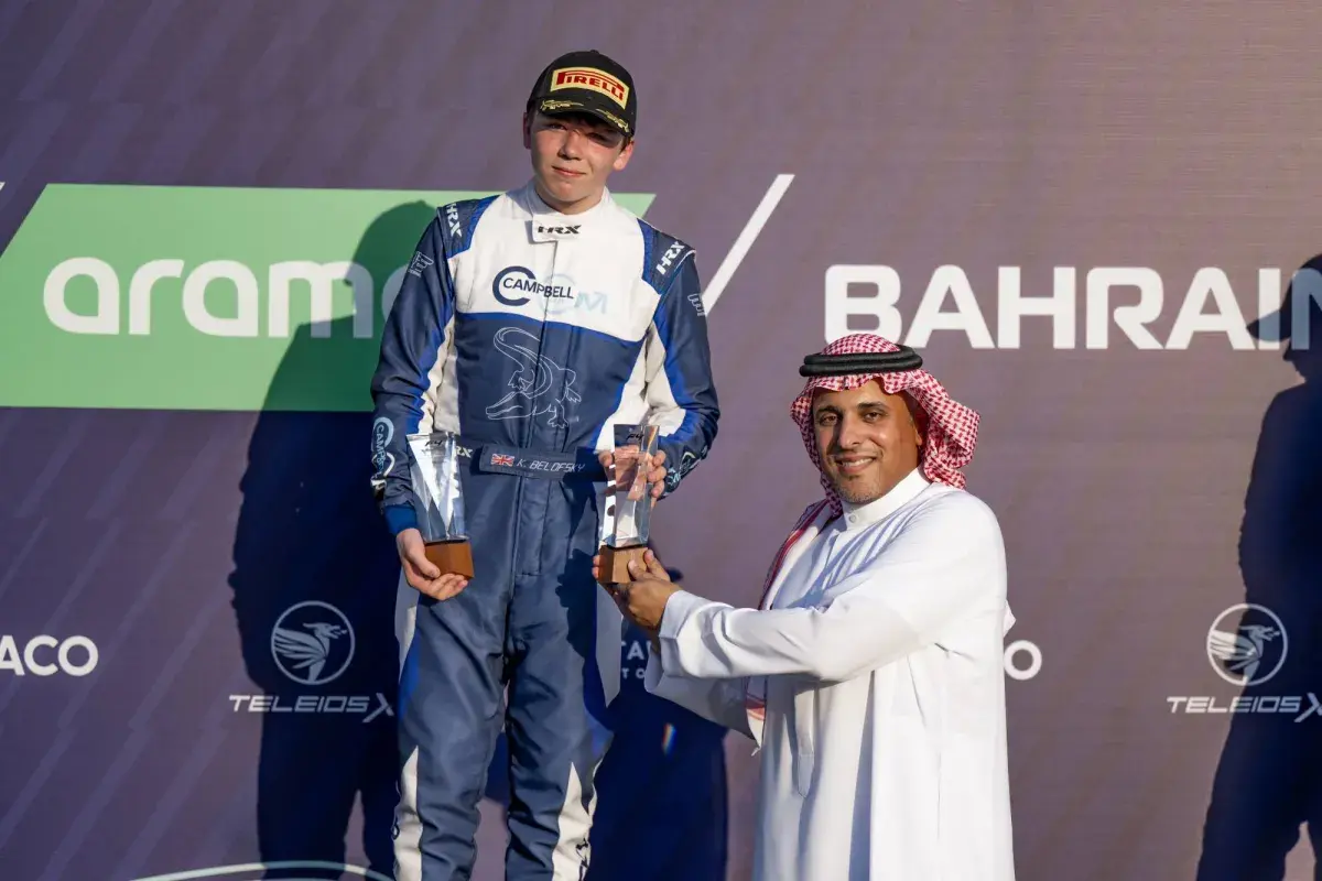 البريطاني بيلوفـسكي بطلاً لـ«أرامكو السعودية للفورمولا 4»