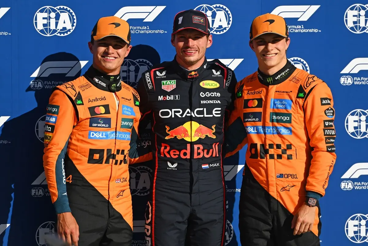 McLaren won't prioritise a driver in F1 title fight despite "too close" Max Verstappen
