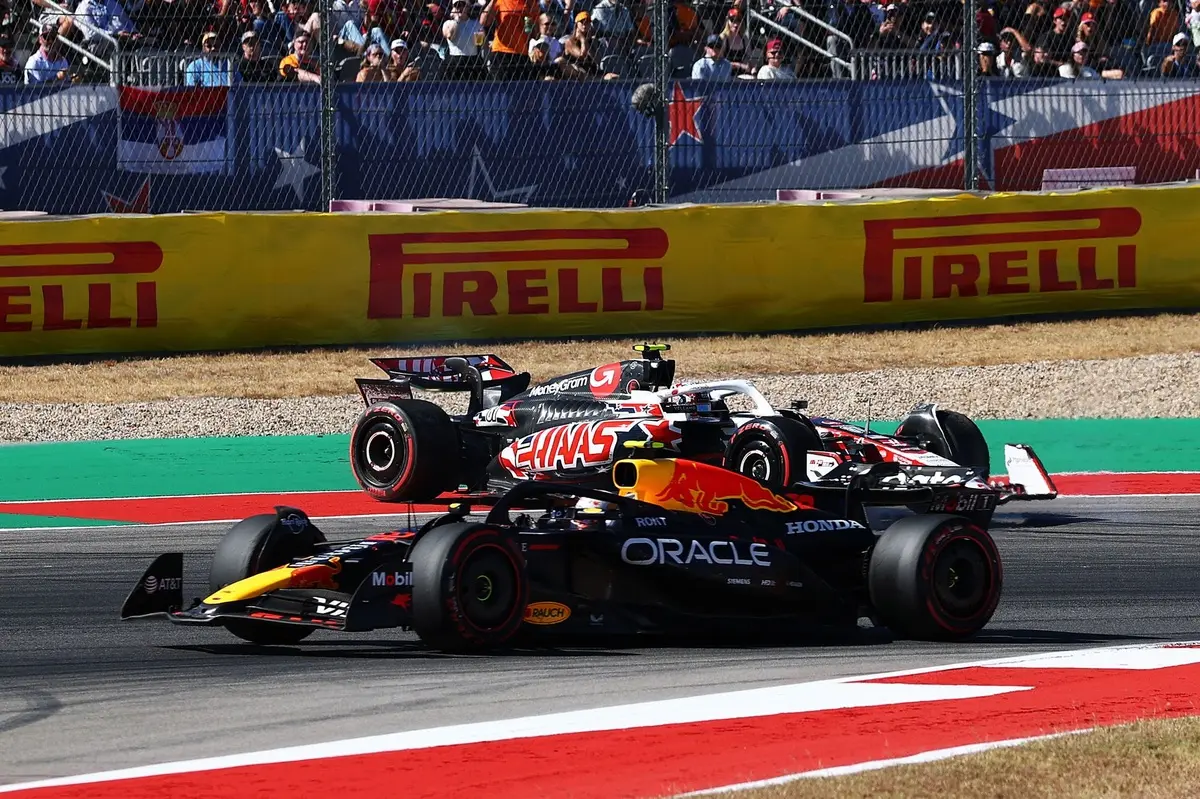 Oliver Bearman hits out at "dangerous" driving by "desperate" Yuki Tsunoda in F1 US GP