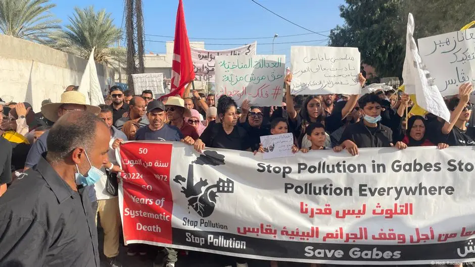 نشطاء: توقيف العشرات في جنوب تونس خلال احتجاجات على التلوث