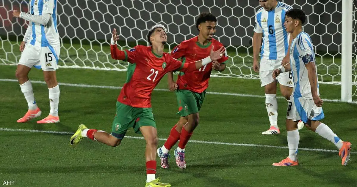 نهائي مونديال الشباب.. المغرب يتقدم بثنائية على الأرجنتين