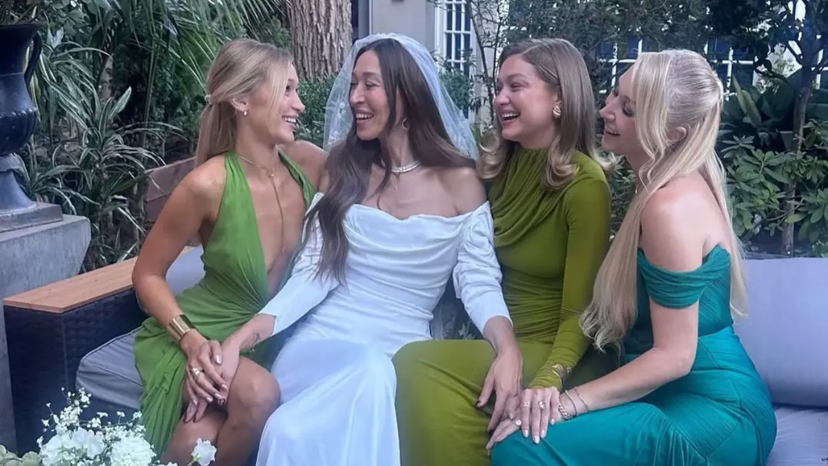 Wedding Bells: Alana Hadid Ties The Knot With Supermodel Sisters Gigi & Bella As Bridesmaids