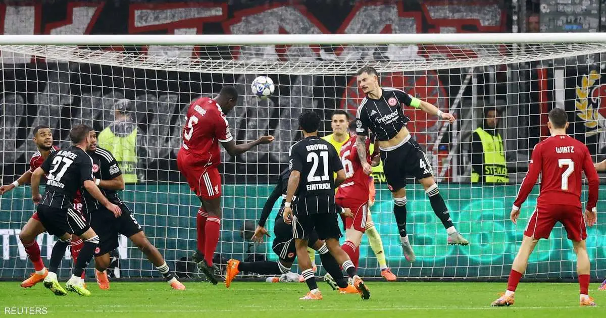 ليفربول ينهي سلسلة هزائمه بفوز عريض على فرانكفورت