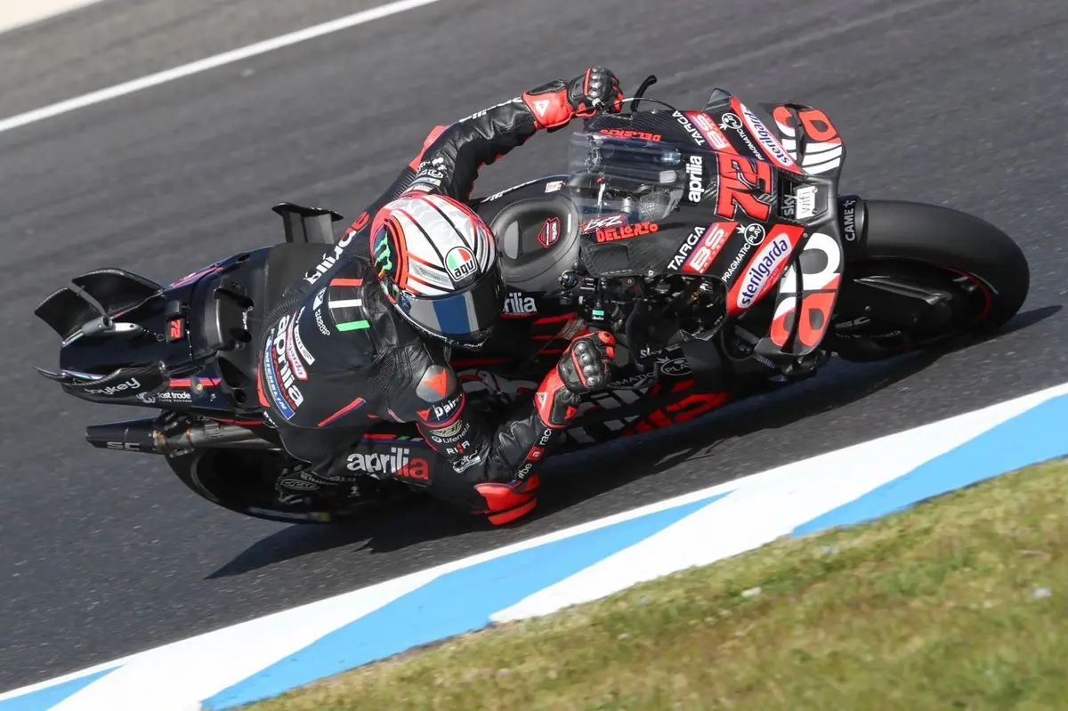 Aprilia &lsquo;must target&rsquo; 2026 MotoGP title after recent form, says top boss
