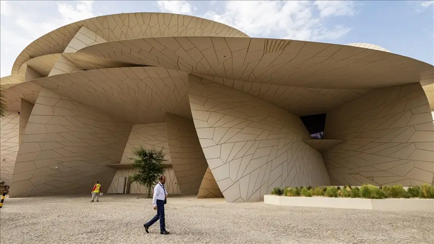 متحف قطر الوطني.. تصميم بديع من وحي وردة الصحراء النادرة