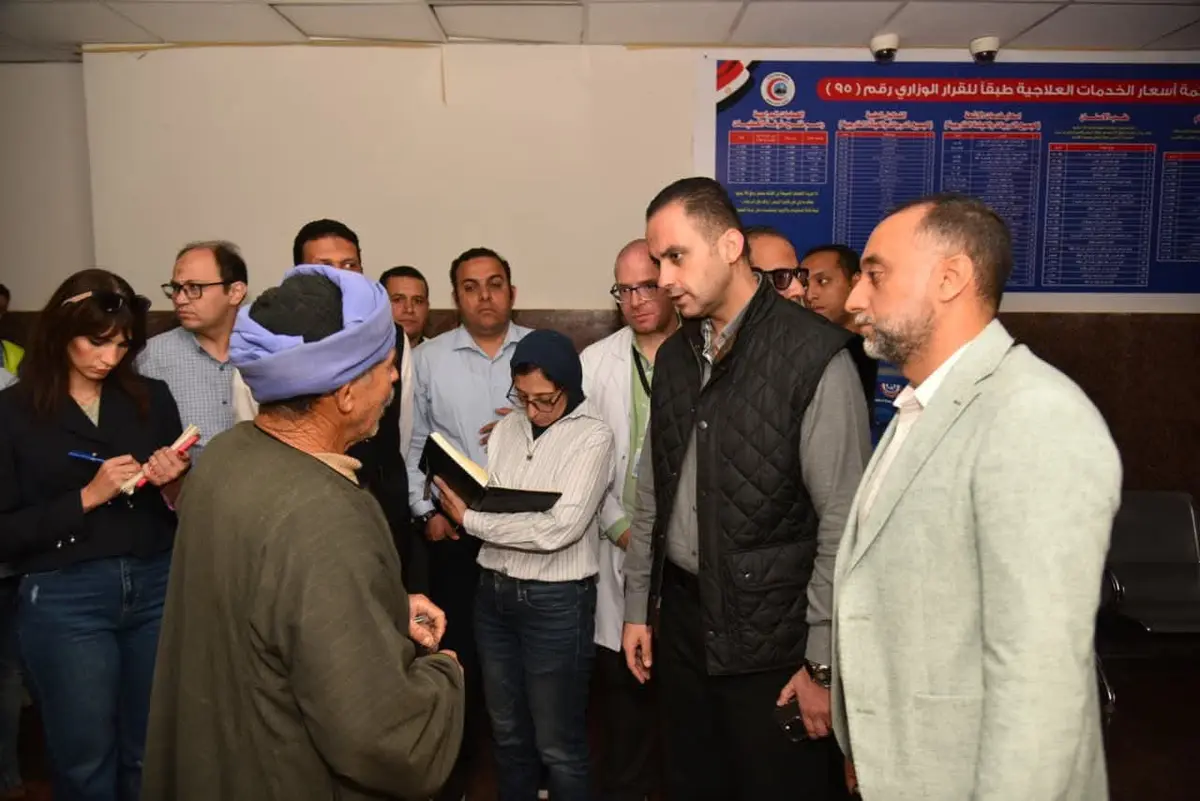 نائب وزير الصحة يتفقد مستشفى نخل المركزي لضمان جودة الخدمات الطبية بشمال سيناء