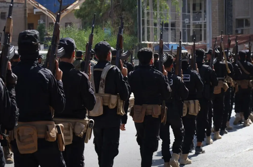 تخريج 250 عنصراً من قوى الأمن الداخلي في درعا ضمن مسير احتفالي
