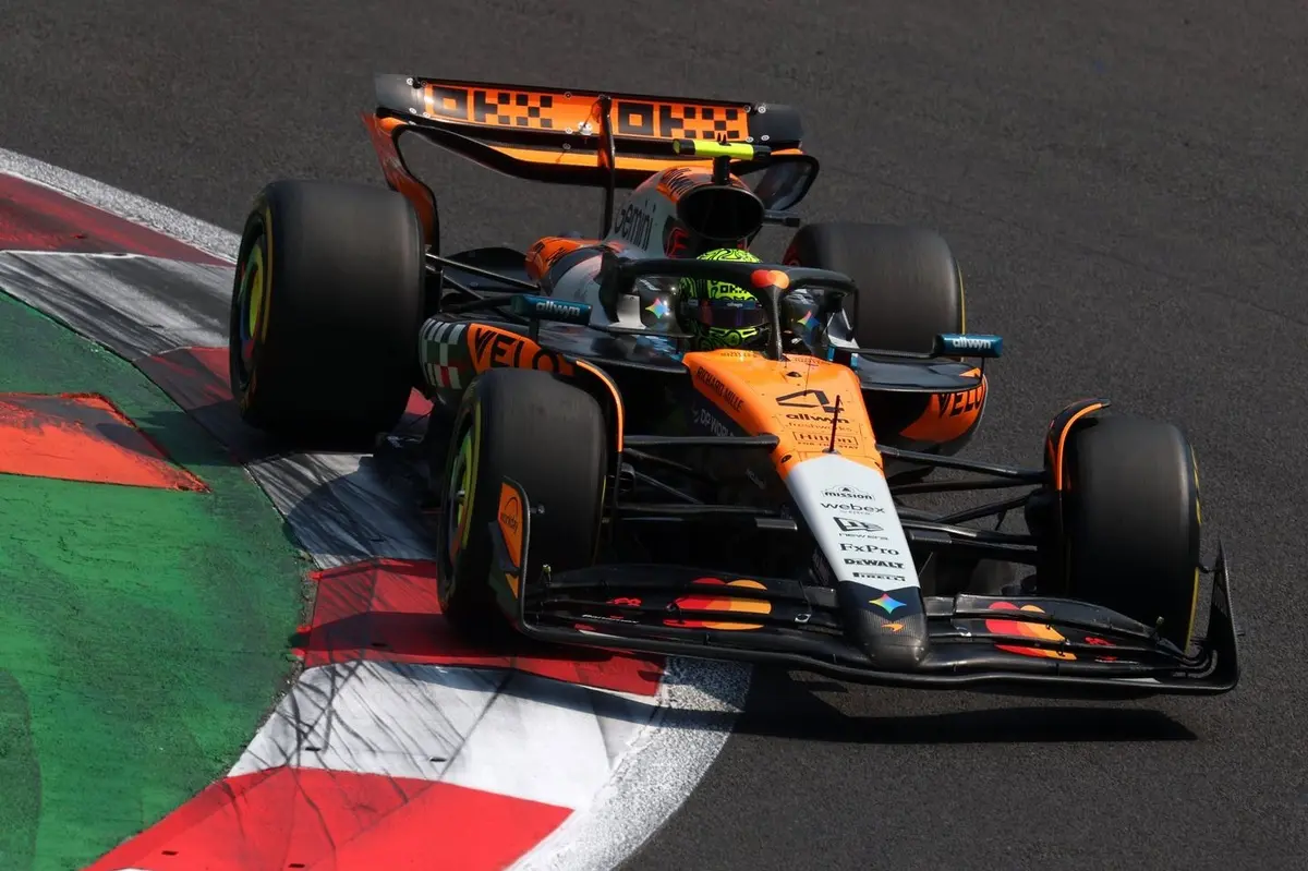 F1 Mexico GP: Lando Norris nets key pole as Oscar Piastri falters