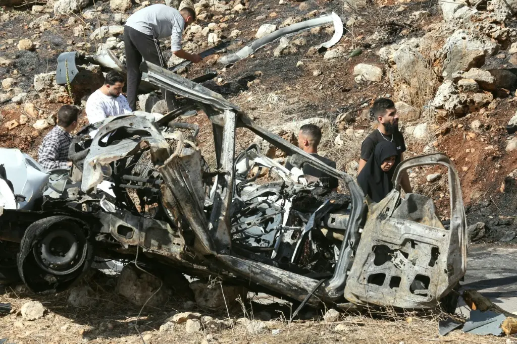 قتيل في ضربة اسرائيلية استهدفت سيارة في جنوب لبنان