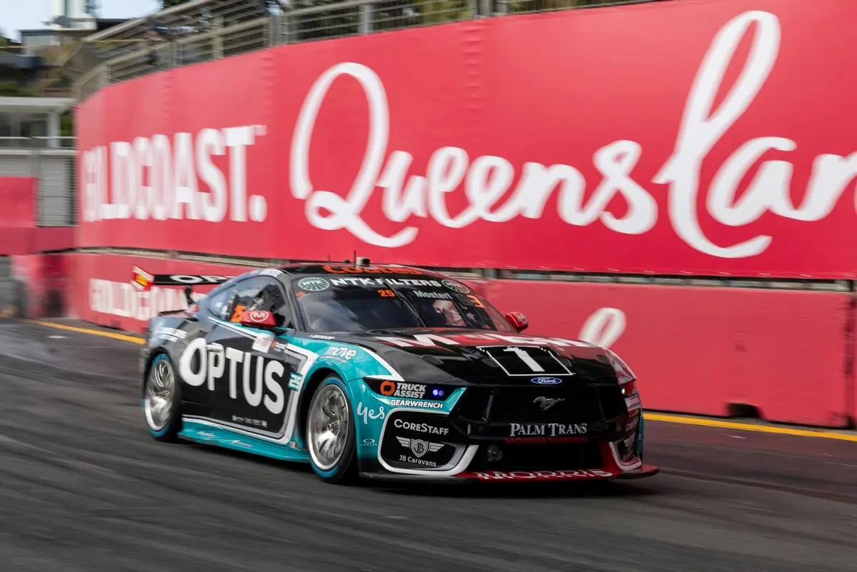 Supercars Gold Coast: Chaz Mostert beats Broc Feeney to complete double