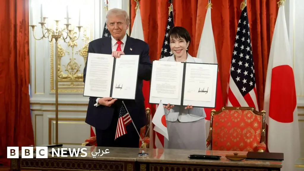ترامب يوقع اتفاقيتين للتعاون والتعدين مع رئيسة وزراء اليابان التي وعدت بترشيحه لجائزة نوبل للسلام