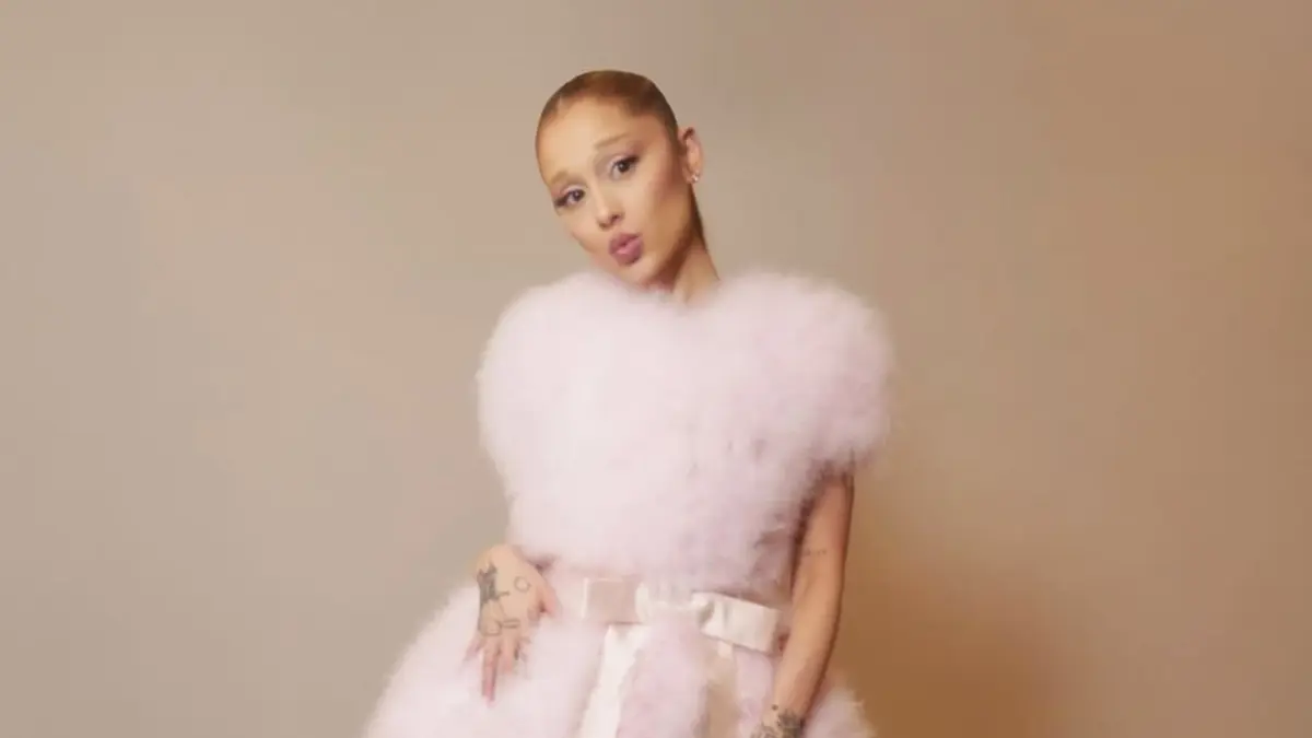 Ariana Grande Kicks Off Her 'Wicked: For Good' Press Tour In Pink Vivienne Westwood