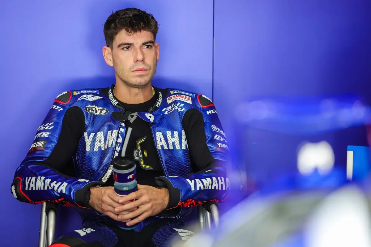 Yamaha&rsquo;s V4 'still a long way off' says test rider Augusto Fernandez