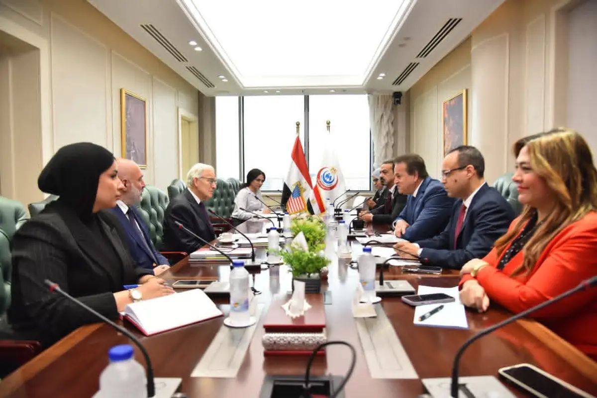 وزير الصحة يستقبل وزير خارجية ولاية نبراسكا الأمريكية لبحث سبل تعزيز التعاون في القطاع الصحي