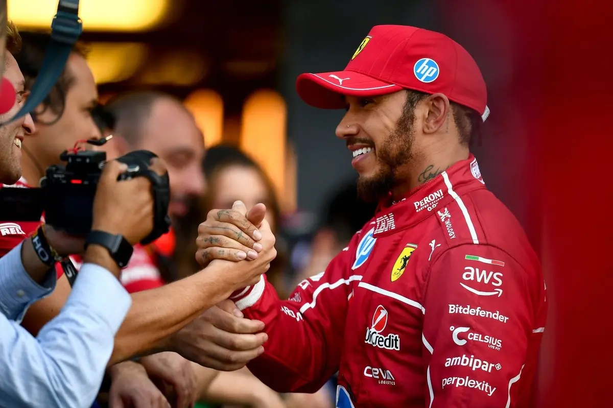 Lewis Hamilton says first Ferrari run was &ldquo;a lot more emotional&rdquo; than his early F1 debuts