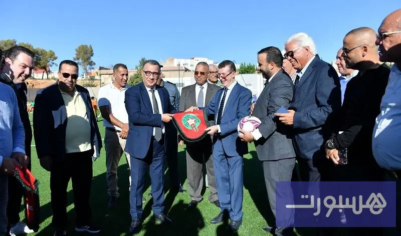 تسليم ملعب بابزو وزاوية الشيخ