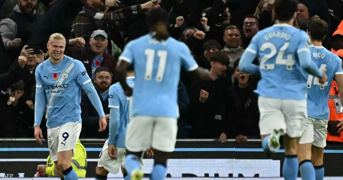 مانشستر سيتي يتقدم لوصافة البريمرليغ بفوزه على بورنموث