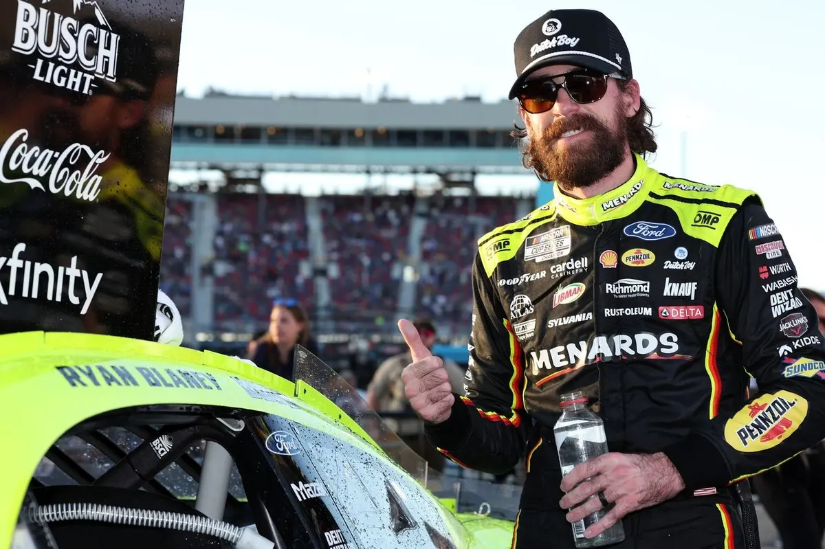 No regrets for Ryan Blaney winning NASCAR finale one week after playoff elimination
