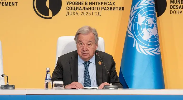 الأمين العام يدعو إلى وقف القتال في السودان وإنهاء انتهاكات وقف إطلاق النار في غزة