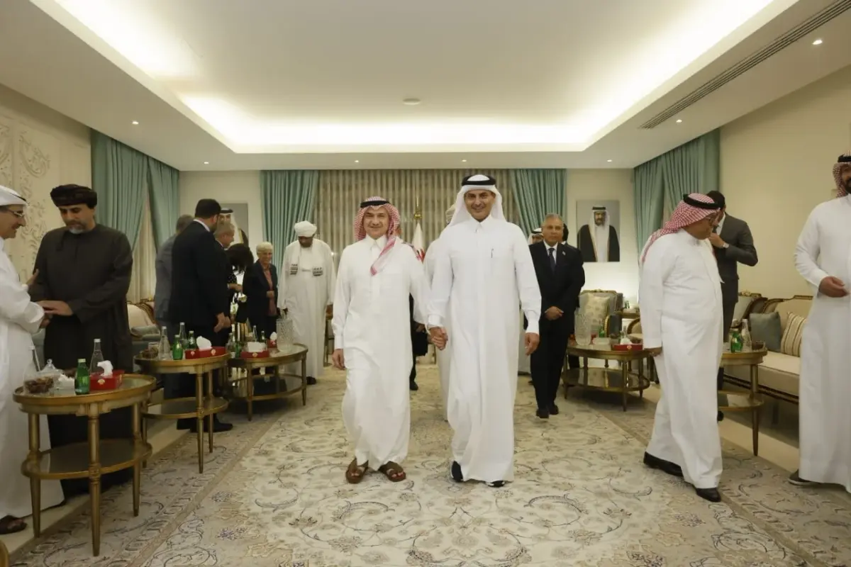 السفير القطري آل ثاني يولم لسفراء الخليج والعرب على شرف سفير السعودية الجديد في الأردن آل سعود