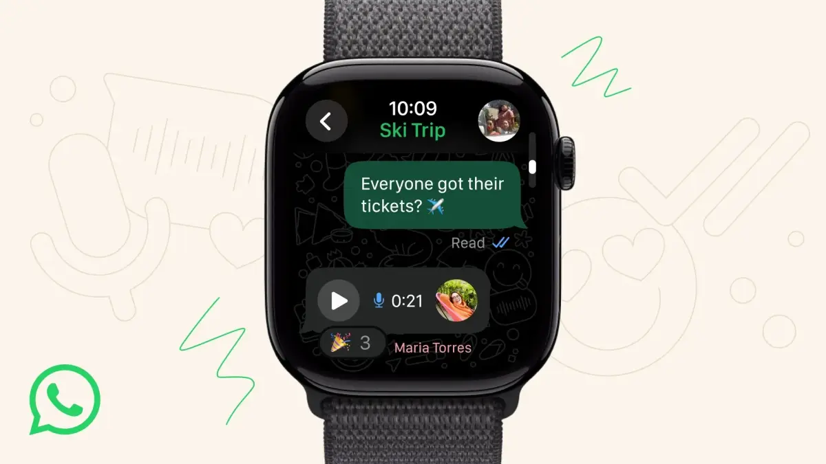 WhatsApp تطلق تطبيقها الرسمي لأول مرة على Apple Watch