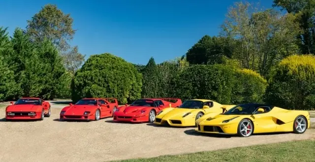 مزاد ميكوم 2026 يعرض واحدة من أندر مجموعات فيراري الخاصة في العالم
