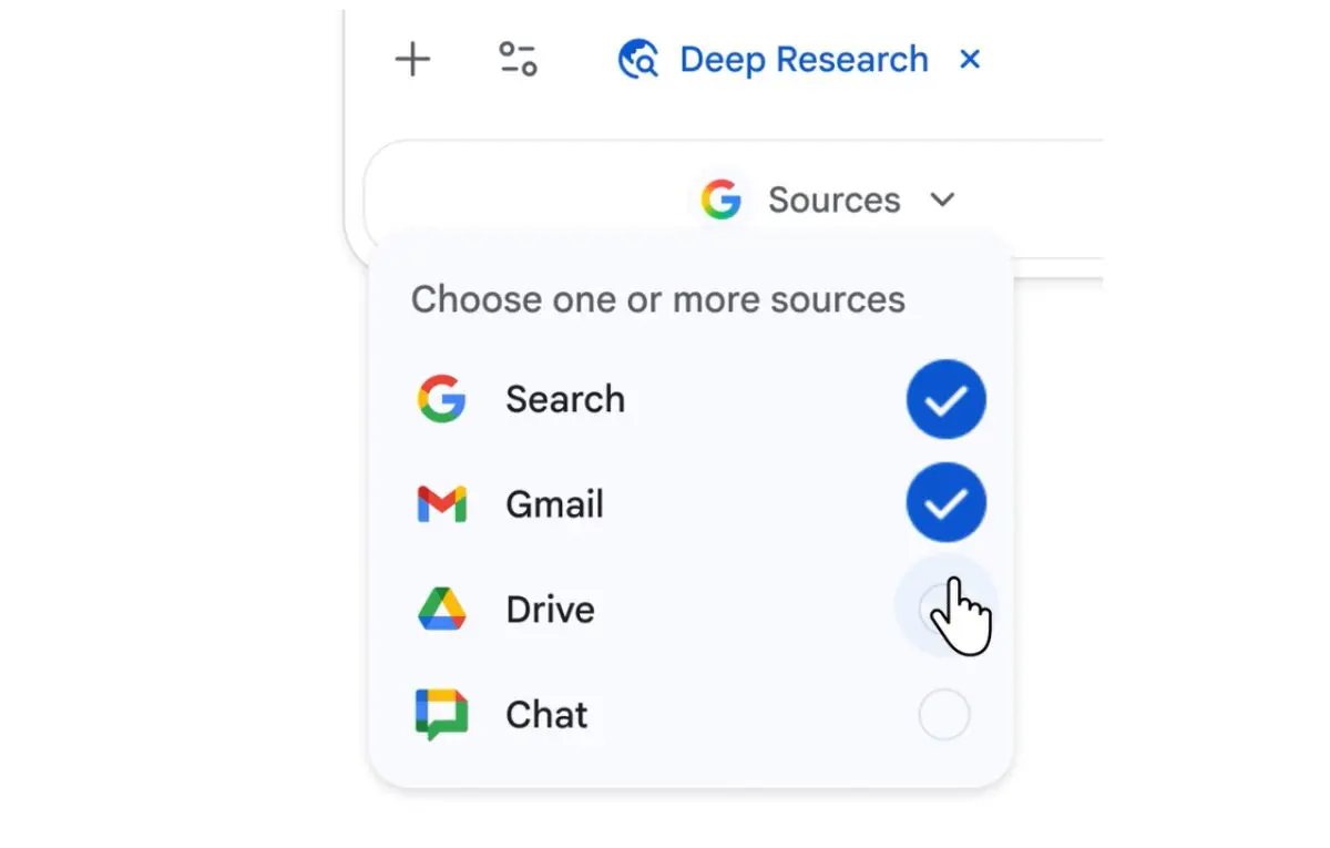 ميزة البحث العميق في Gemini تنقّب في Gmail و Drive لصياغة تحليلات احترافية
