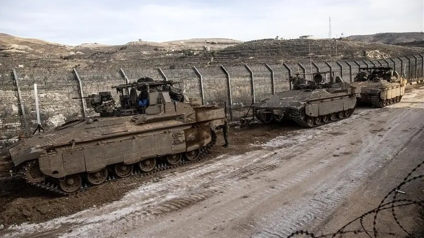 قوات الاحتلال الإسرائيلي تتوغّل في قرية رويحينة بريف القنيطرة الجنوبي