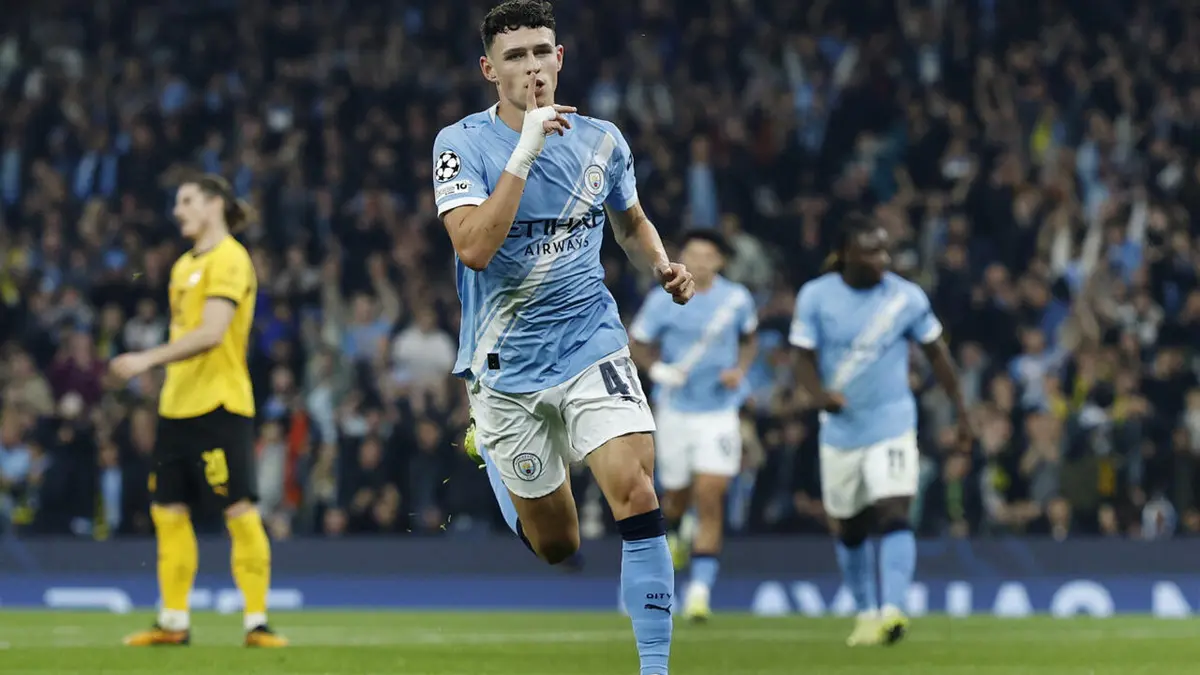 دوري أبطال أوروبا: هالاند وفودن يقودان اكتساح مانشستر سيتي لدورتموند وبرشلونة يتعادل مع بروج