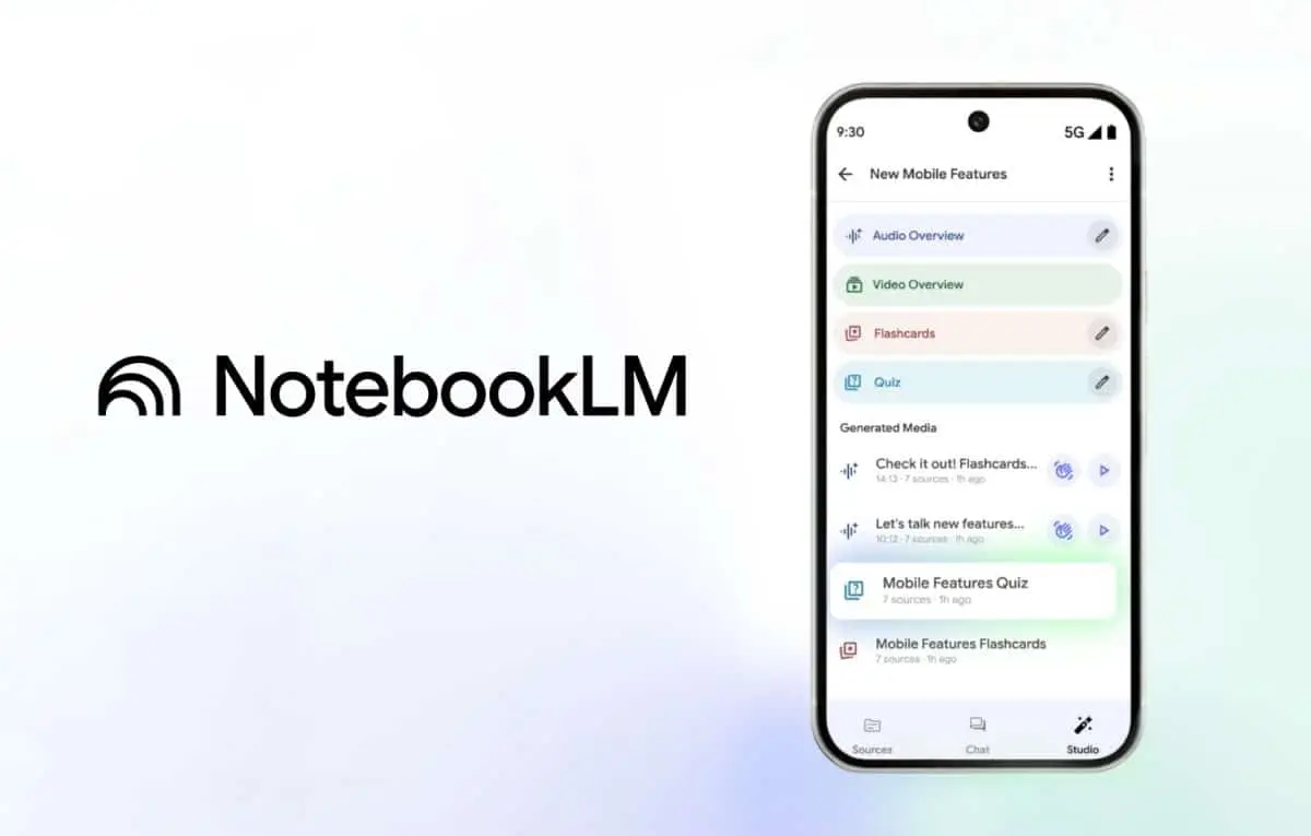 جوجل تُحدث خدمة NotebookLM بإضافة بطاقات تعليمية واختبارات تفاعلية