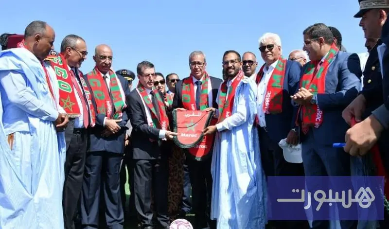 تسليم ملاعب جديدة بمدينة الداخلة