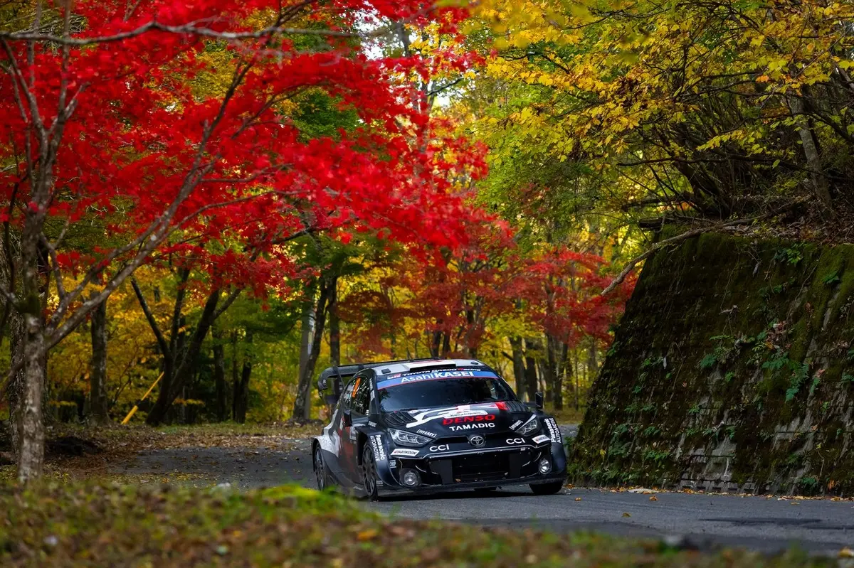 WRC Rally Japan: Toyota 1-2 as Takamoto Katsuta crashes from lead group