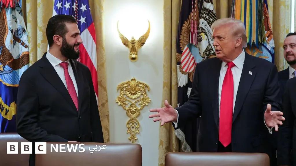 أحمد الشرع: ترامب يعلن تعزيز التعاون مع إسرائيل لتحسين العلاقات مع سوريا، ودمشق تنضم رسمياً للتحالف الدولي ضد تنظيم الدولة الإسلامية