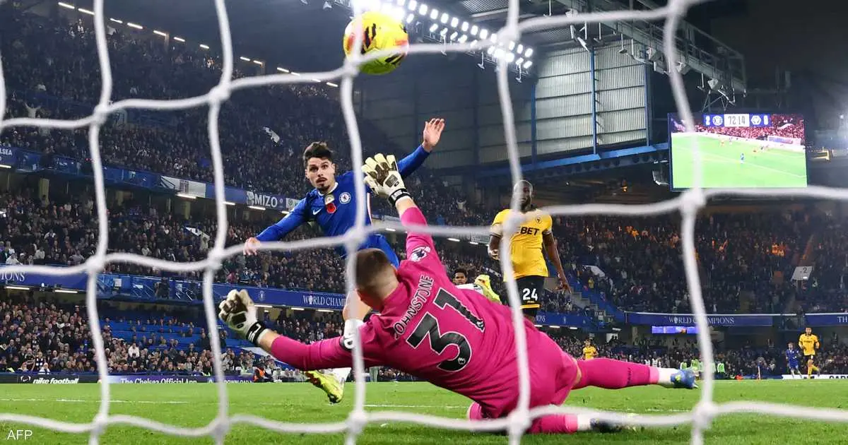 تشيلسي يصعد لوصافة الدوري الإنجليزي بالفوز على وولفرهامبتون