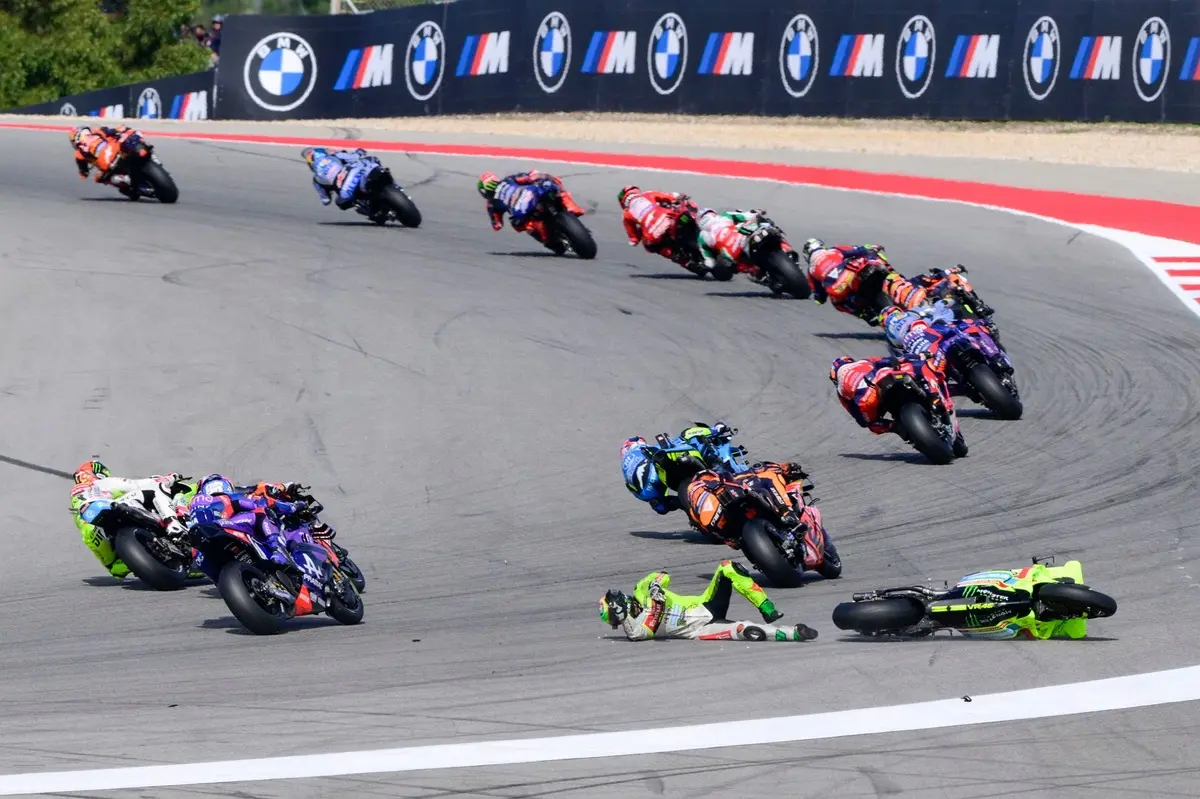Pol Espargaro slams &lsquo;way too aggressive&rsquo; Franco Morbidelli after Portuguese GP crash