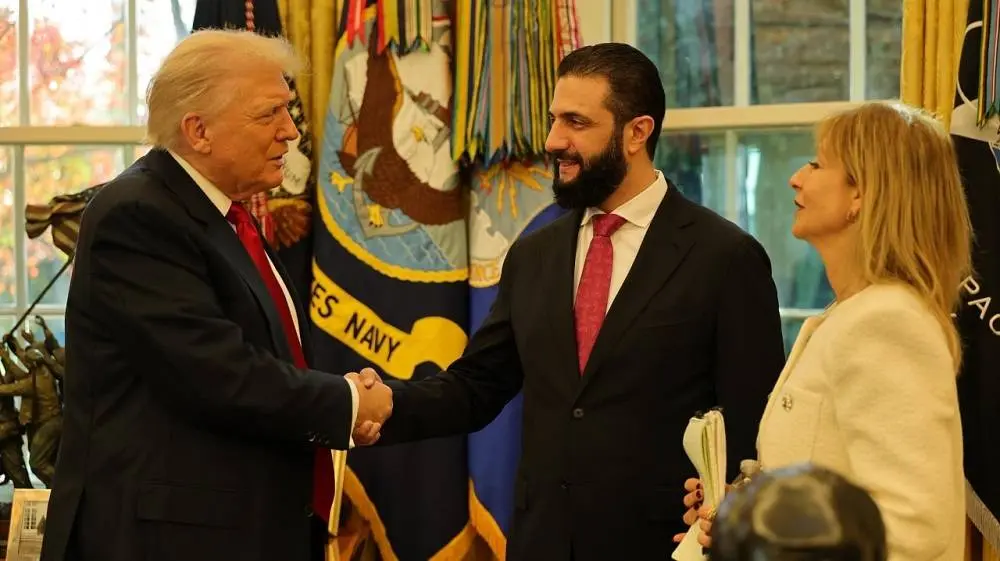 ترمب والشرع في اجتماع تاريخي يتوج عاما مفصليا لسوريا