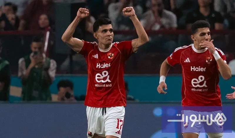 بن شرقي يسهم في فوز الأهلي بكأس السوبر المصري على حساب الزمالك