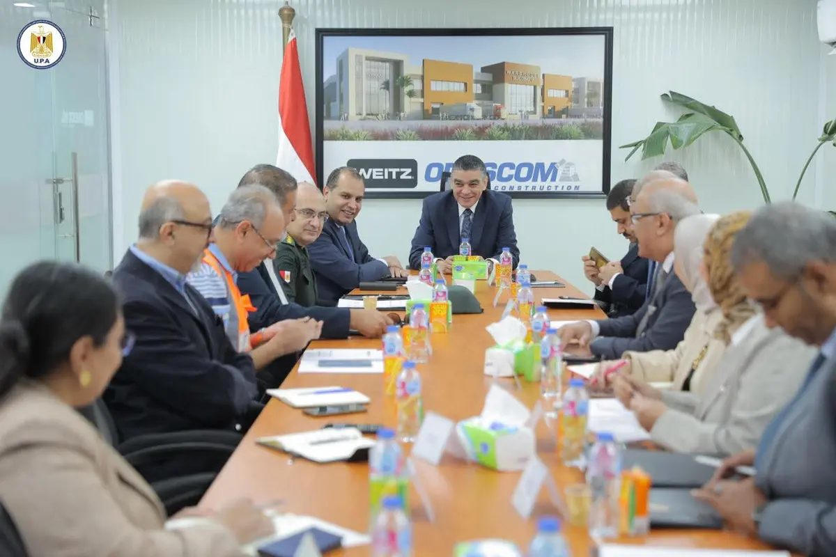 رئيس «الشراء الموحد» يتابع الموقف التنفيذي لمشروع المخازن الإستراتيجية مع الكلية الفنية العسكرية وأوراسكوم