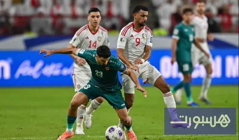 تعادل الإمارات والعراق في التصفيات