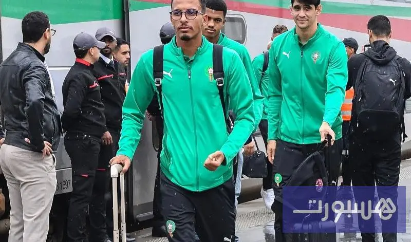 بعثة المنتخب تصل مدينة طنجة‎