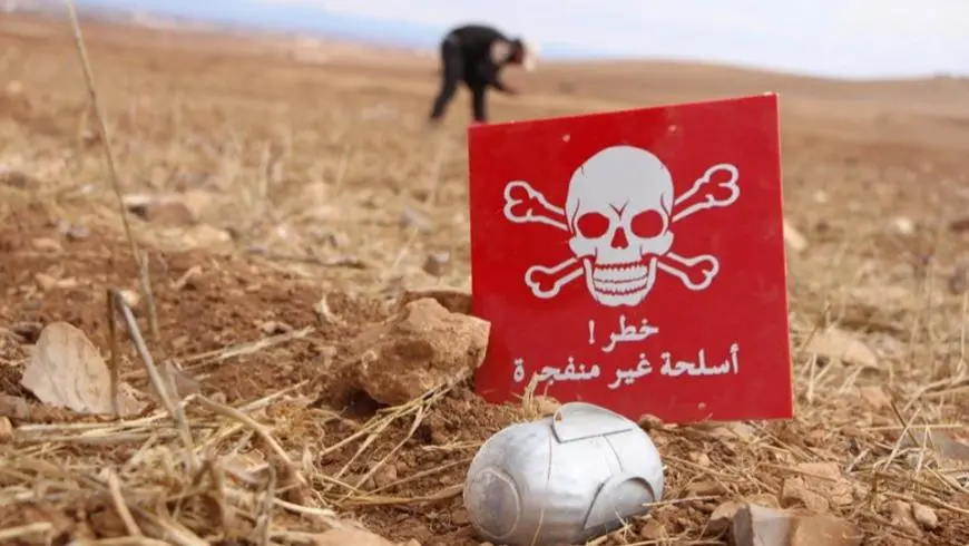 إصابة طفل بانفجار لغم من مخلفات الحرب في ريف منبج