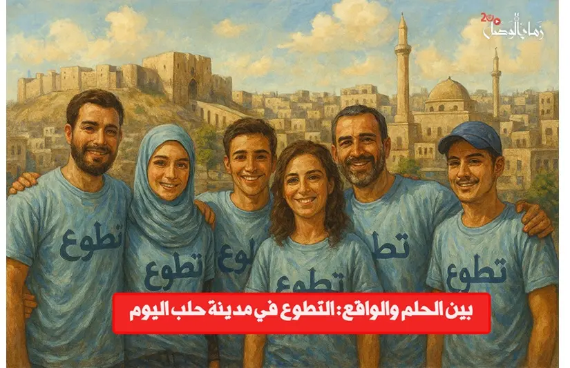 بين الحلم والواقع: التطوع في مدينة حلب اليوم