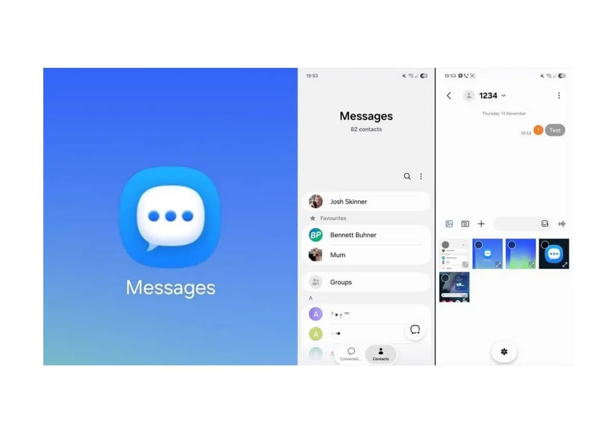 سامسونج تبدأ اختبار تصميم جديد لتطبيق Samsung Messages في واجهة One UI 8.5