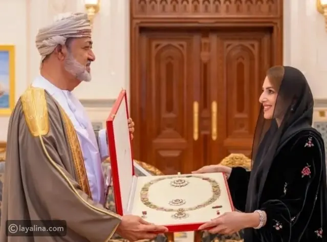 تكريم رفيع للسيدة الجليلة عهد البوسعيدية بمنحها وسام الشرف الأعظم