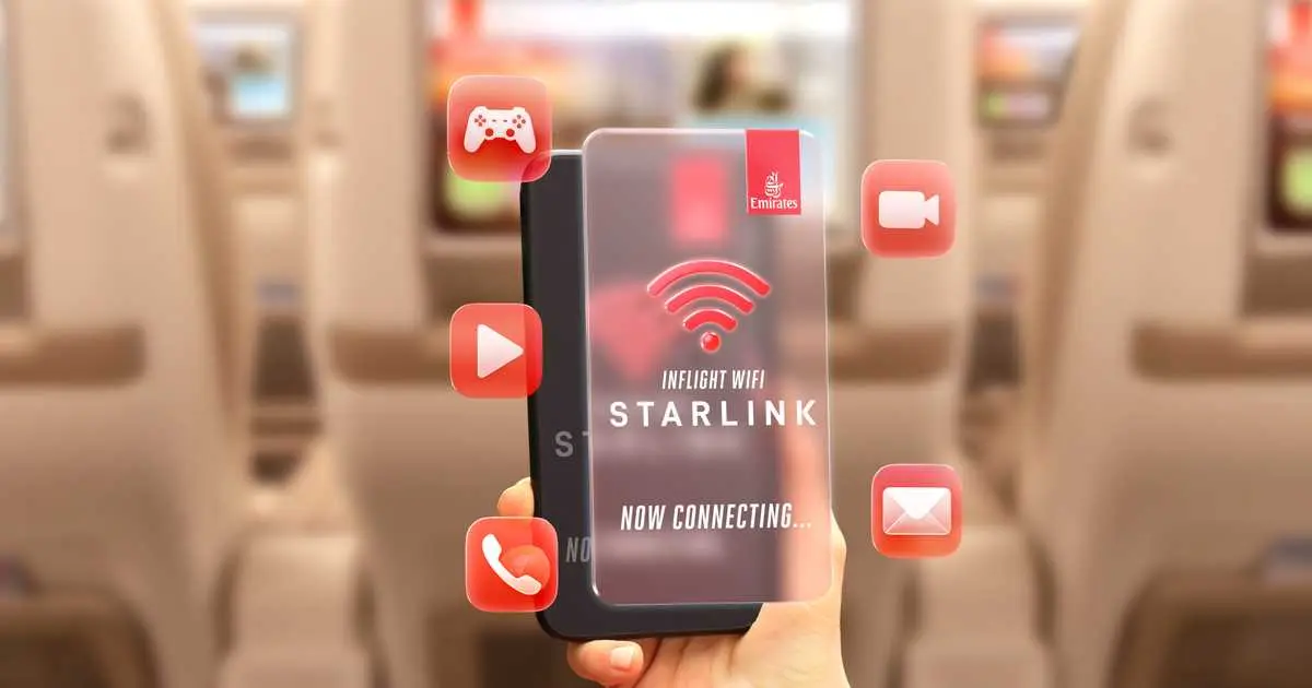 طيران الإمارات تزوّد 232 طائرة من أسطولها بخدمة "ستارلينك"