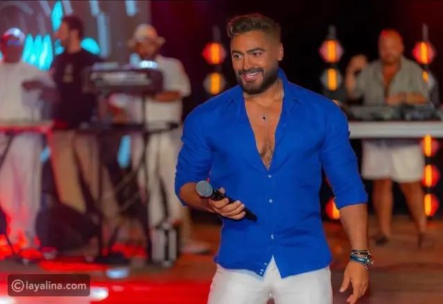 تامر حسني يكشف عن حالته الصحية وينشر أول صورة من المستشفى