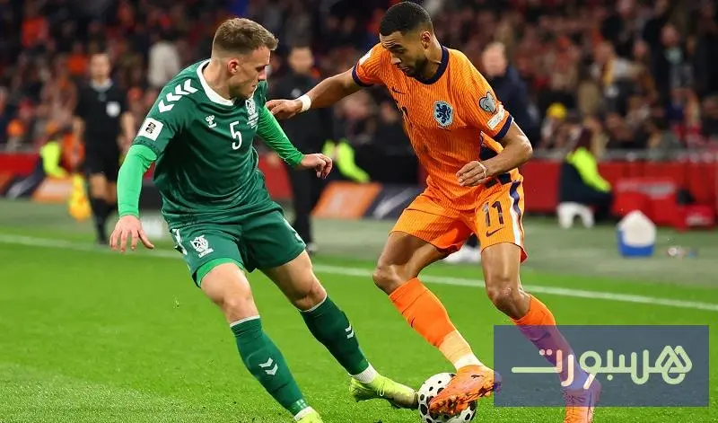المنتخب الهولندي يتخطى نظيره الليتواني برباعية ويتأهل إلى كأس العالم 2026