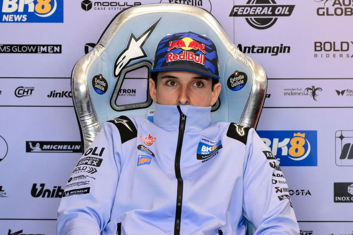 Alex Marquez makes his debut on factory Ducati MotoGP bike at Gresini