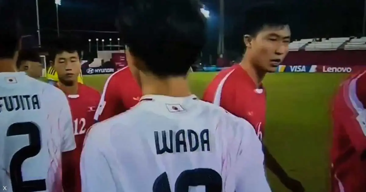بالفيديو.. تصرف عدواني من لاعبي كوريا الشمالية أمام اليابان